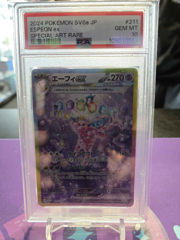 Espeon ex #211 PSA 10 SV8A Terastal Festival ex JP Pokemon