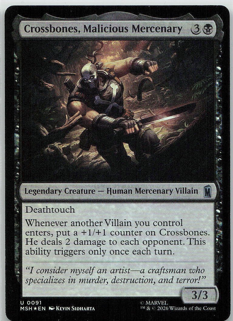 Crossbones, Malicious Mercenary