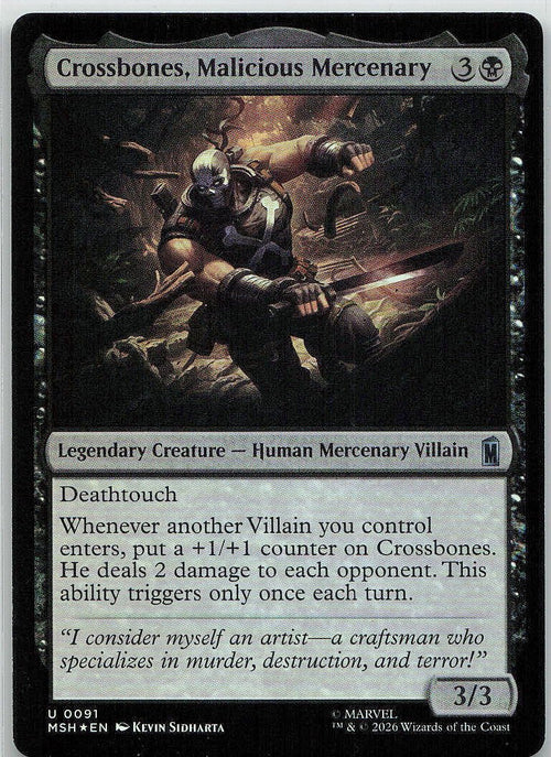 Crossbones, Malicious Mercenary