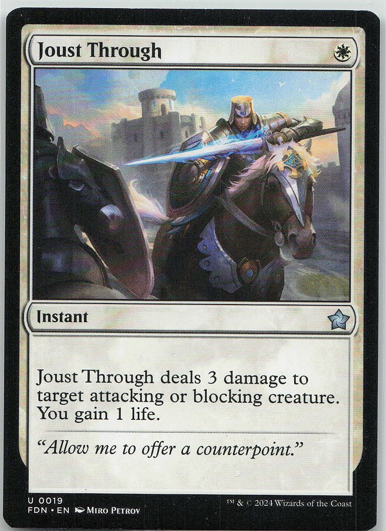 Joust Through