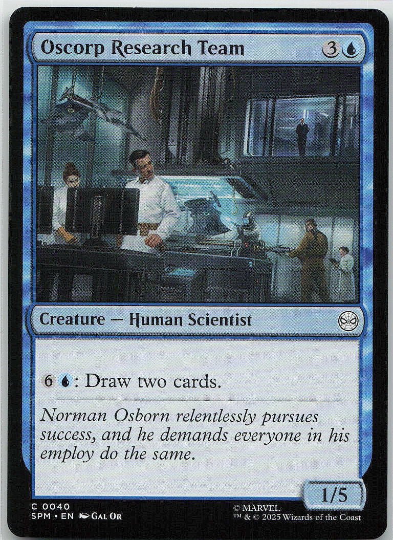 Oscorp Research Team