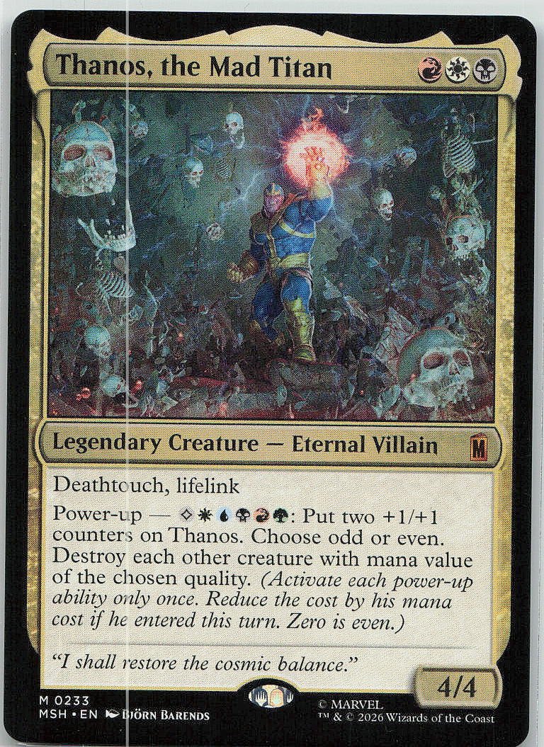 Thanos, the Mad Titan