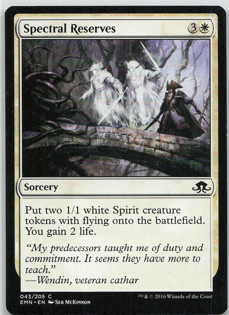 Spectral Reserves