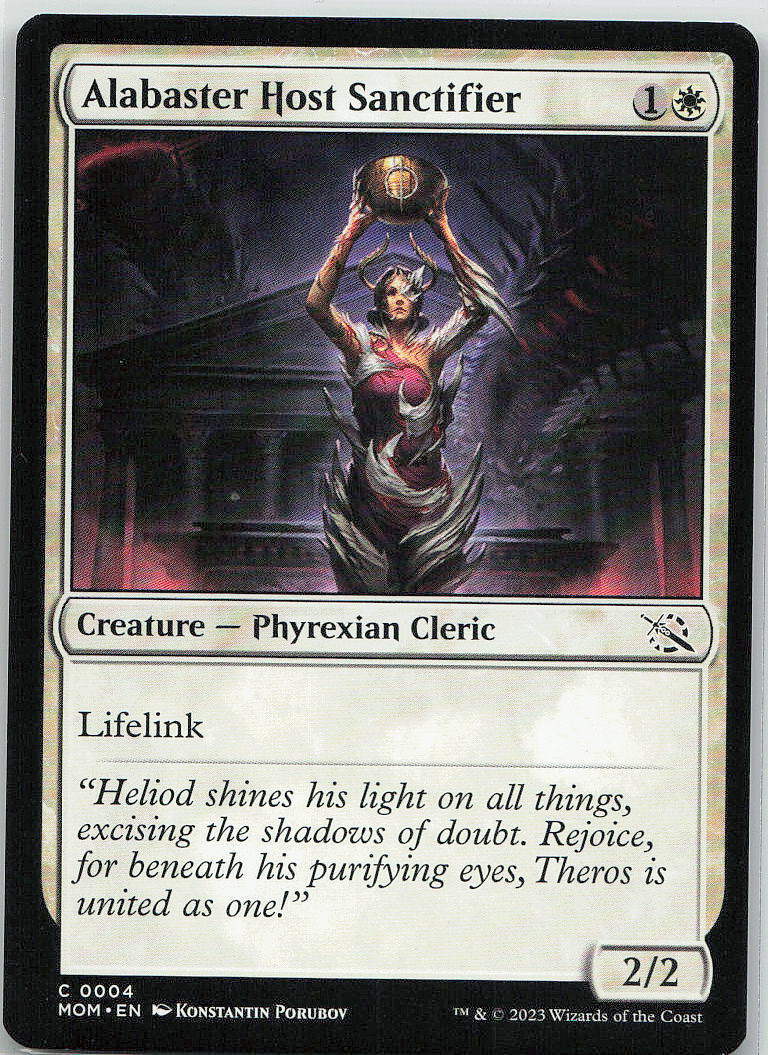 Alabaster Host Sanctifier