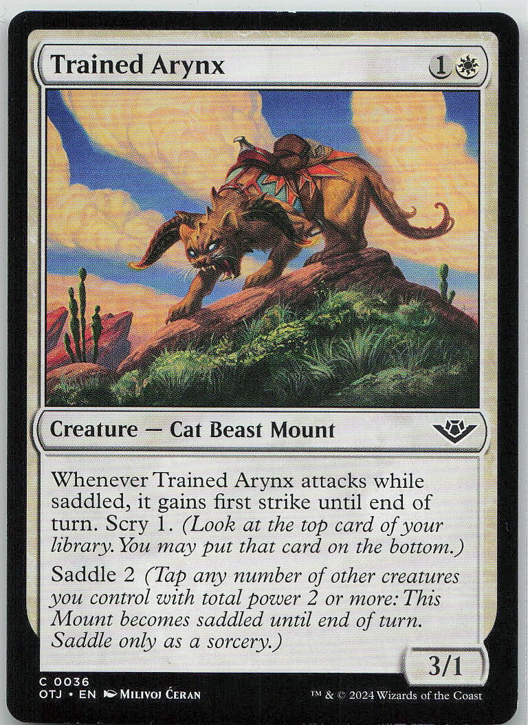 Trained Arynx