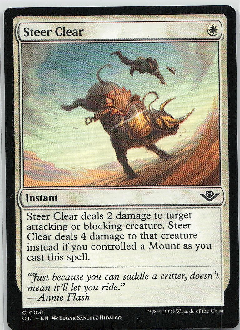 Steer Clear