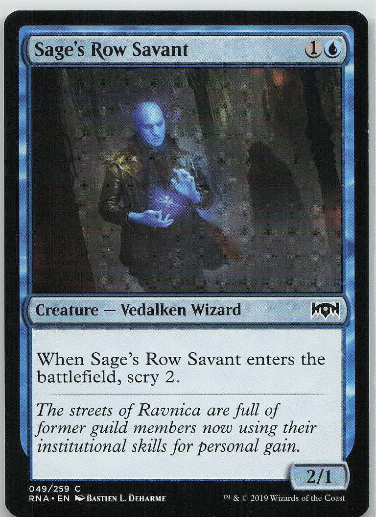 Sage's Row Savant