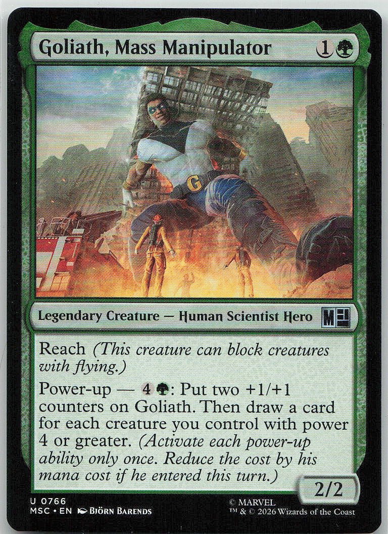 Goliath, Mass Manipulator