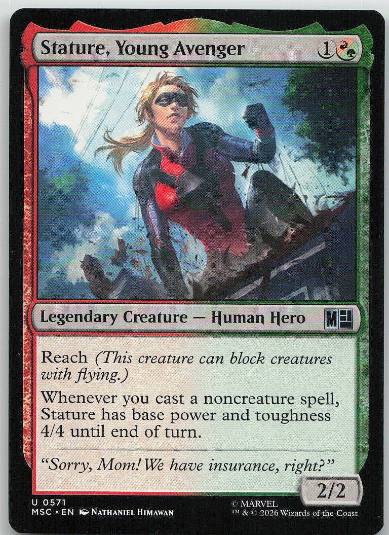 Stature, Young Avenger
