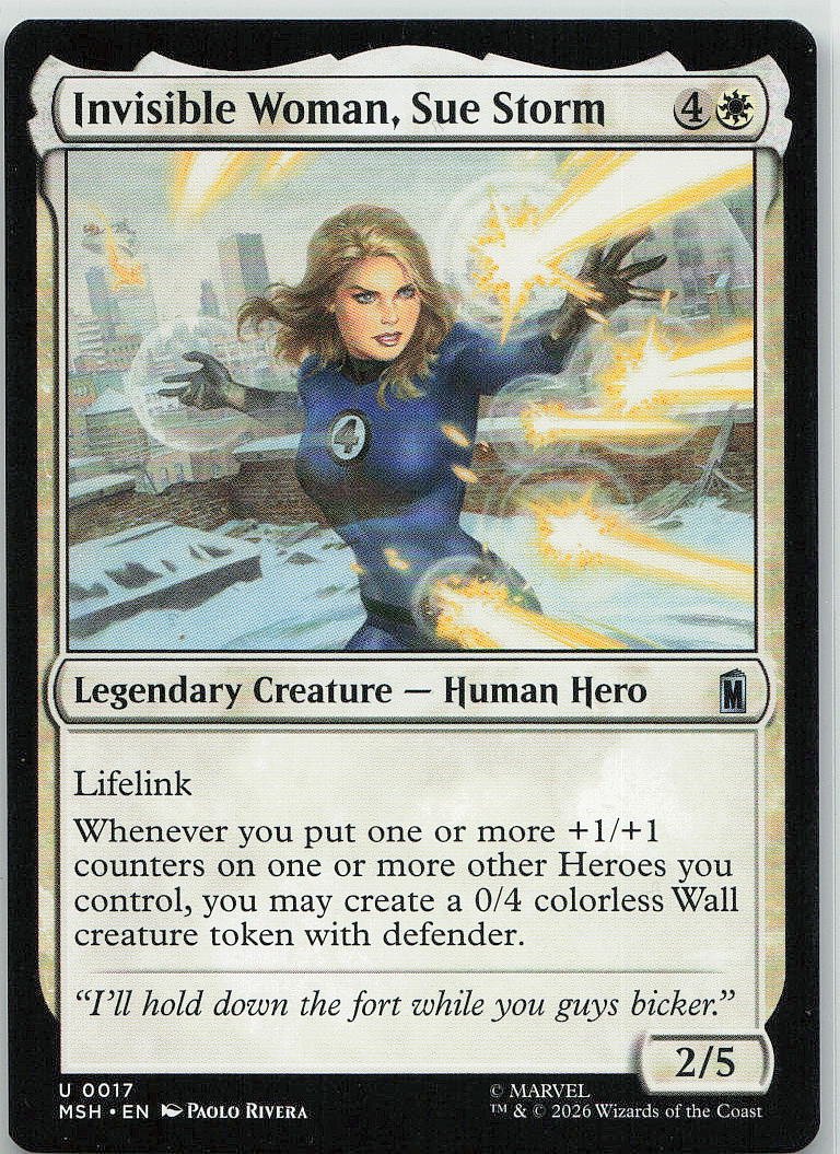 Invisible Woman, Sue Storm