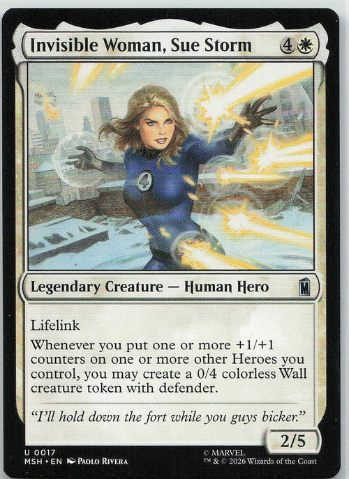 Invisible Woman, Sue Storm