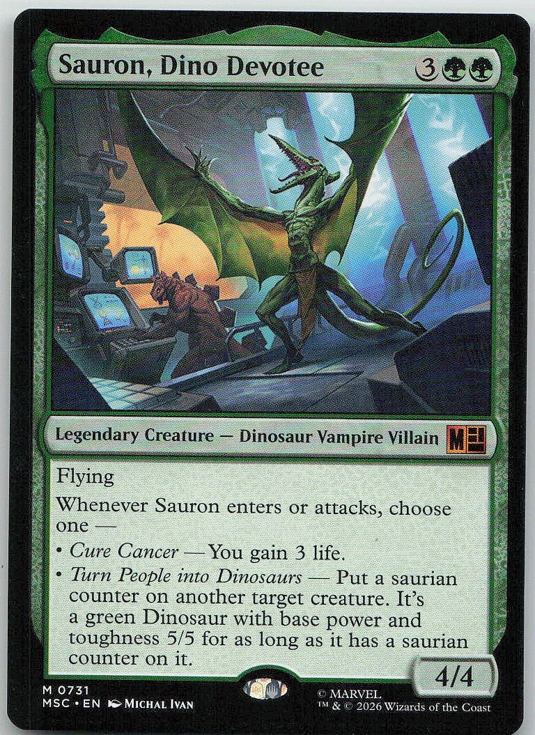 Sauron, Dino Devotee