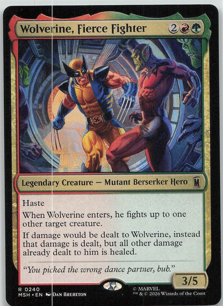 Wolverine, Fierce Fighter