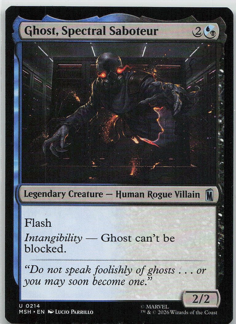 Ghost, Spectral Saboteur