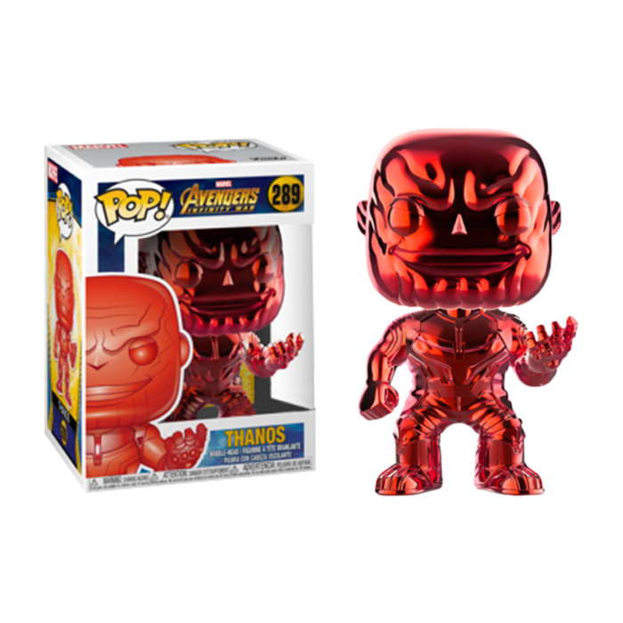 Infinity War - Thanos - Red Chrome - Funko Pop! - Pop Culture Larrikin 