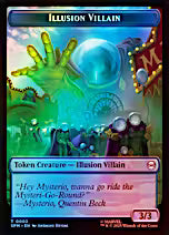 Illusion Villain // Spider - MTG SPM Foil