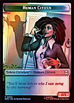 Human Citizen // Treasure - MTG SPM Foil