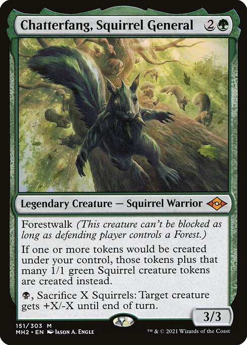 Image of Chatterfang, Squirrel General Modern Horizons 2 (MH2) #151