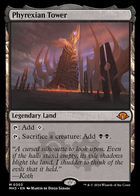 Image of Phyrexian Tower Modern Horizons 3 (mh3) #303