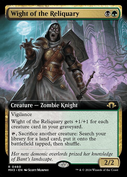 Image of Wight of the Reliquary Modern Horizons 3 (MH3) #460