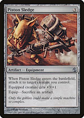 Piston Sledge #124 Mirrodin Besieged en