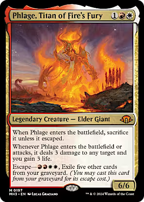 Phlage, Titan of Fire's Fury - 197 - Modern Horizons 3 - MTG