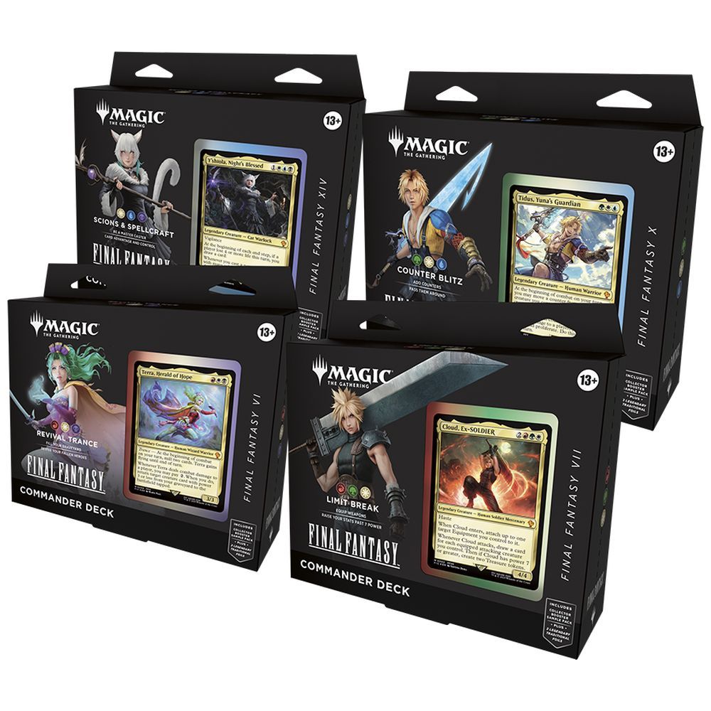 Magic Final Fantasy - Commander Deck Set of 4 - Pop Culture Larrikin 