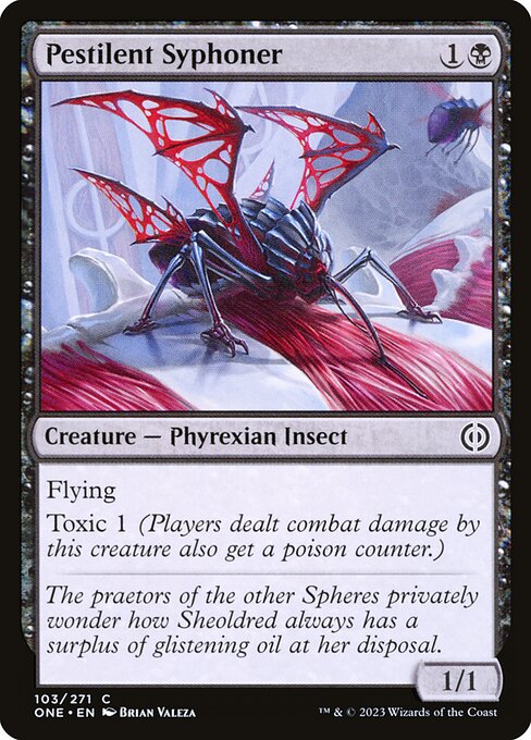 Image of Pestilent Syphoner Phyrexia: All Will Be One (one) #103