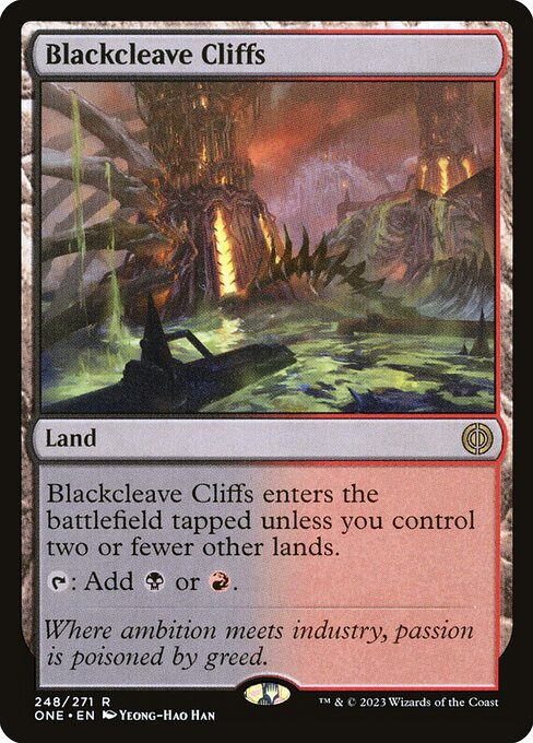 Image of Blackcleave Cliffs Phyrexia: All Will Be One (ONE) #248