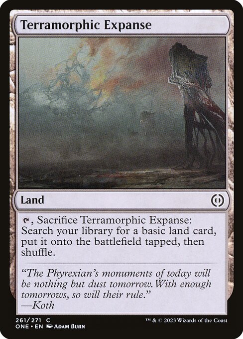 Image of Terramorphic Expanse Phyrexia: All Will Be One (ONE) #261