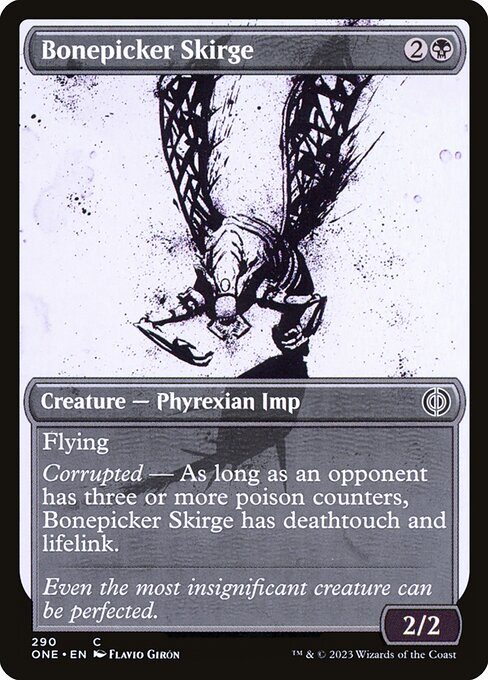 Image of Bonepicker Skirge Phyrexia: All Will Be One (one) #290