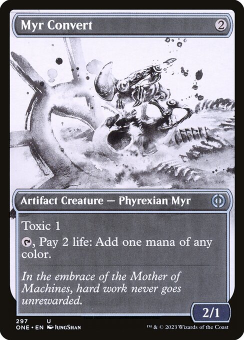 Image of Myr Convert Phyrexia: All Will Be One (ONE) #297