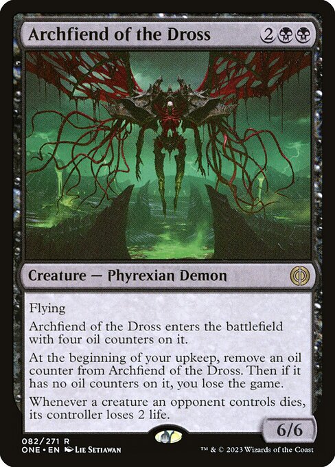 Image of Archfiend of the Dross Phyrexia: All Will Be One (ONE) #82