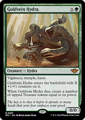 Goldvein Hydra - 167 - Outlaws of Thunder Junction - MTG