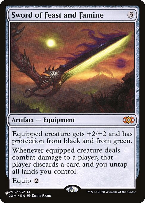 Image of Sword of Feast and Famine The List (plst) #2XM-296