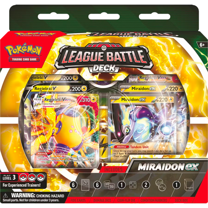 Pokemon TCG: Miraidon Ex League Battle Deck