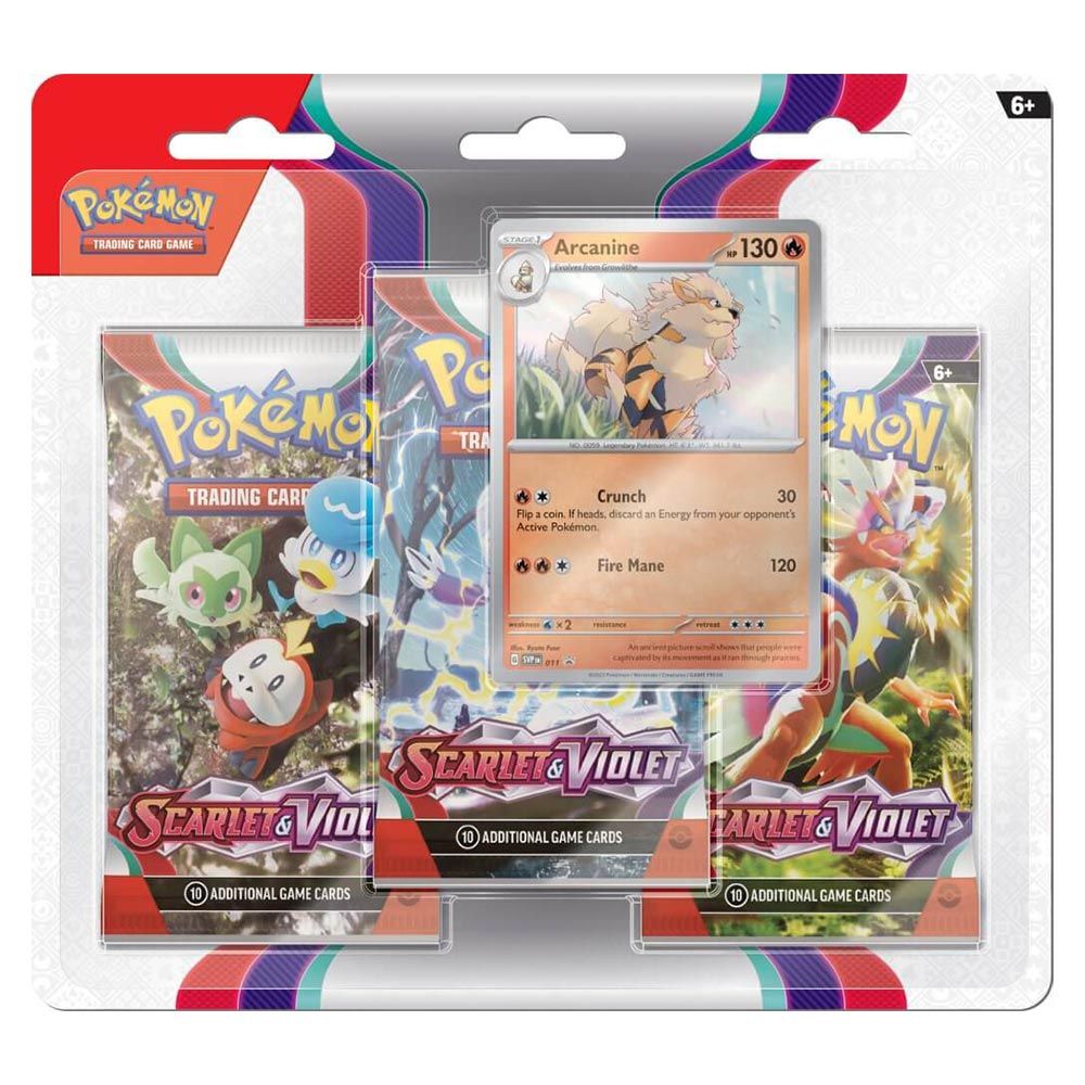 Pokemon TCG: Scarlet & Violet Three-Booster Blister C-RA