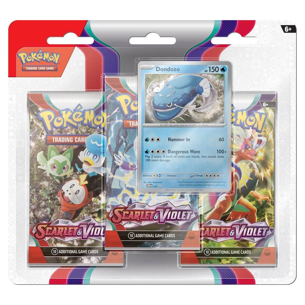 Pokemon TCG: Scarlet & Violet Three-Booster Blister C-RA