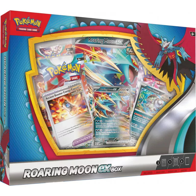 Pokemon TCG Roaring Moon/ Iron Valiant EX Box