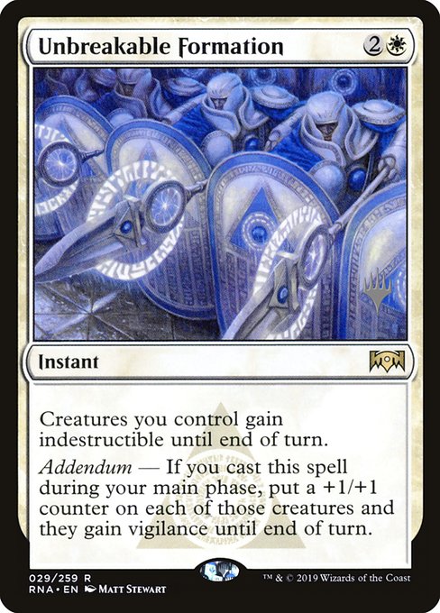 Image of Unbreakable Formation Ravnica Allegiance Promos (PRNA) #29p