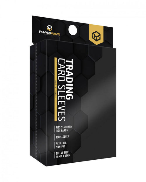 Powerwave Matte deck Card Sleeves 100 Pack - MTG, One Piece and Pokemon Compatiable!