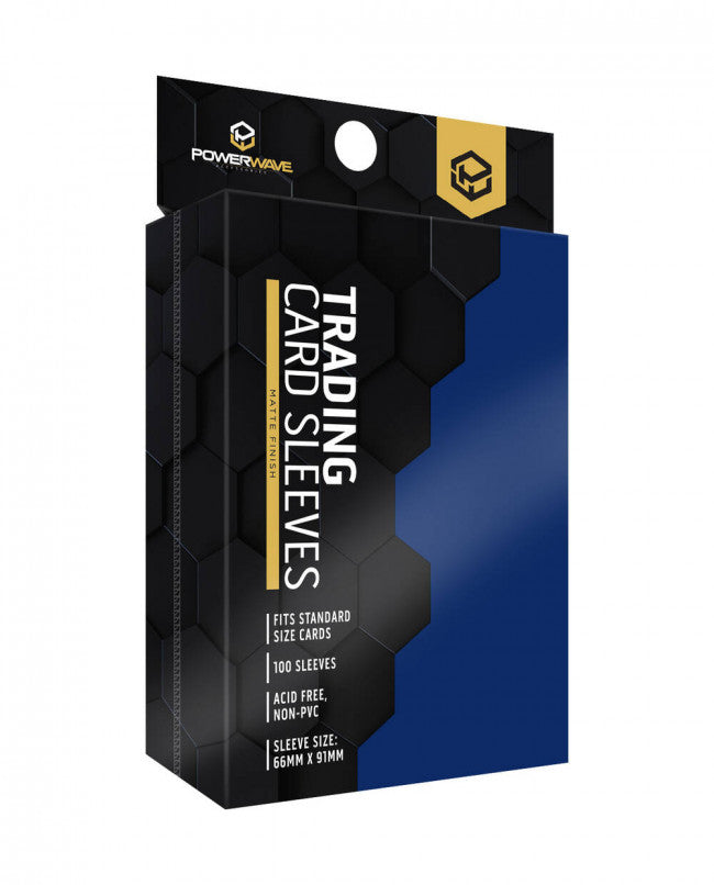 Powerwave Matte deck Card Sleeves 100 Pack - MTG, One Piece and Pokemon Compatiable!