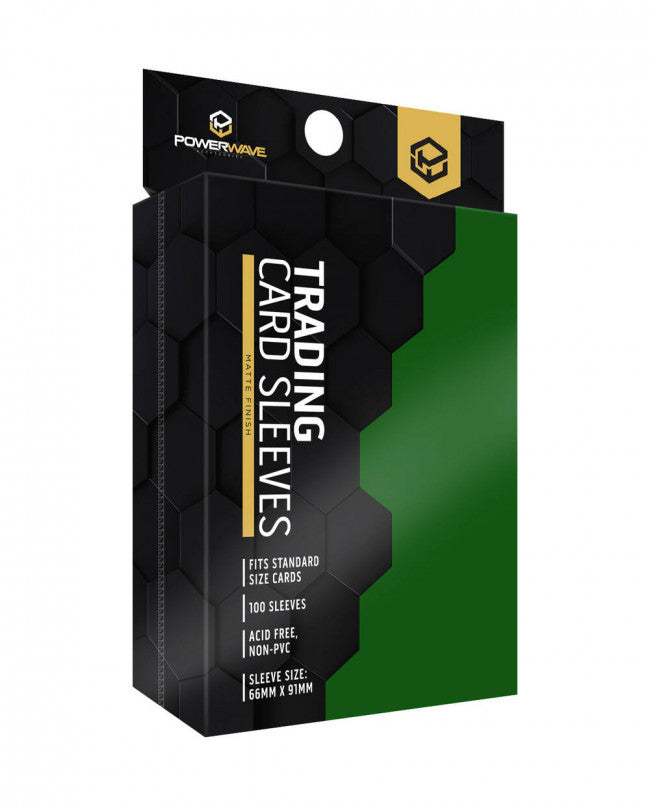 Powerwave Matte deck Card Sleeves 100 Pack - MTG, One Piece and Pokemon Compatiable!