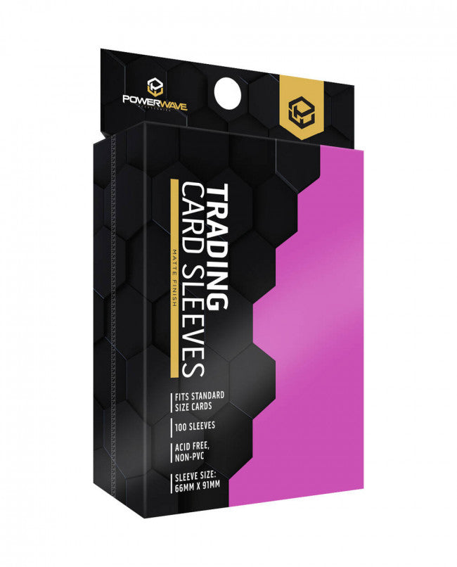 Powerwave Matte deck Card Sleeves 100 Pack - MTG, One Piece and Pokemon Compatiable!