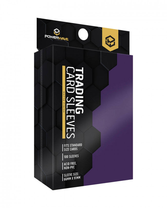 Powerwave Matte deck Card Sleeves 100 Pack - MTG, One Piece and Pokemon Compatiable!