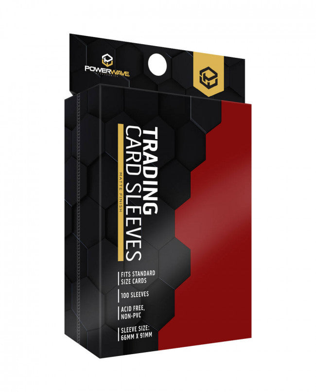 Powerwave Matte deck Card Sleeves 100 Pack - MTG, One Piece and Pokemon Compatiable!