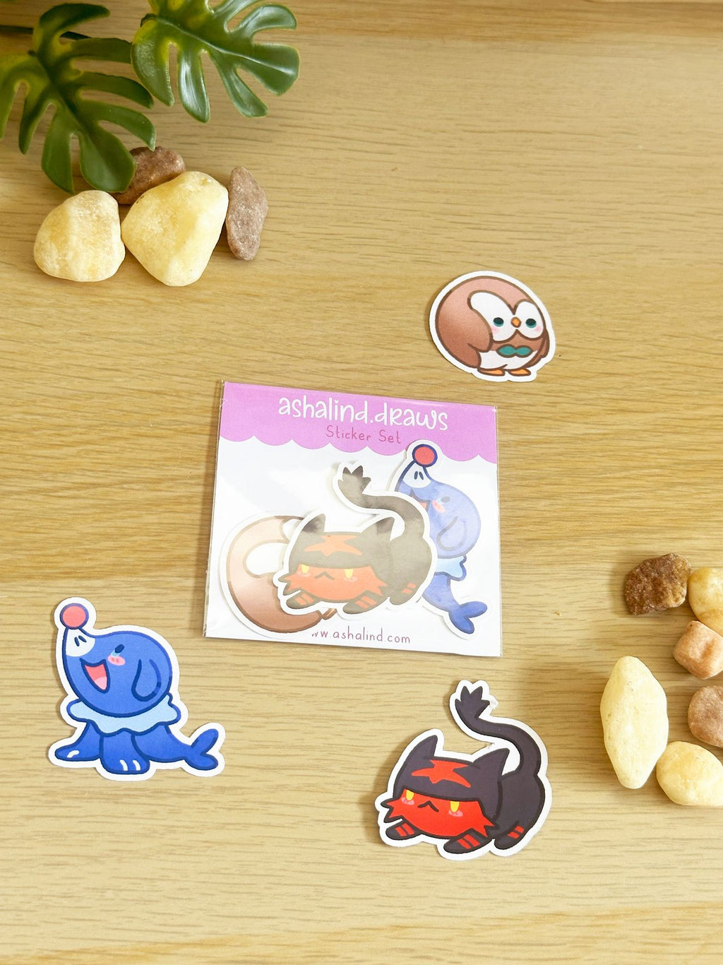 Sticker Sheets Poke - @ashalind.draws