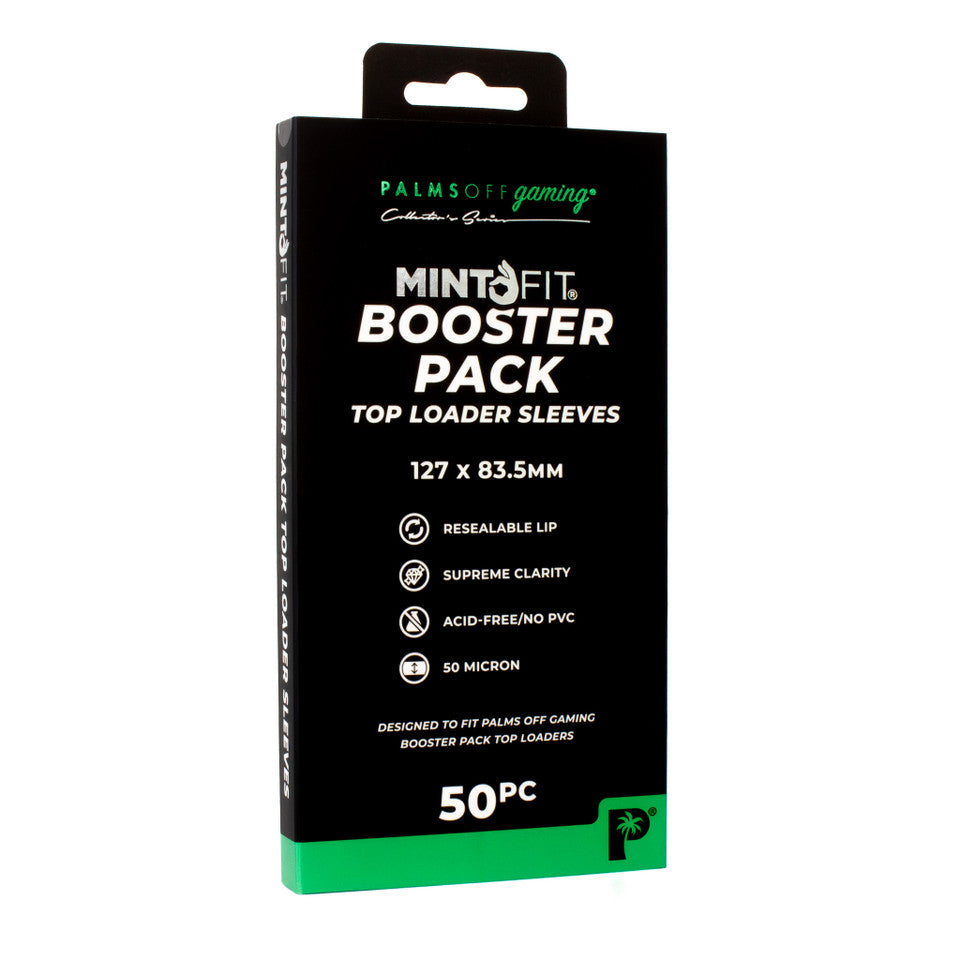 MintFit Booster Pack Sleeves - Regular 50pc - Palms Off Gaming