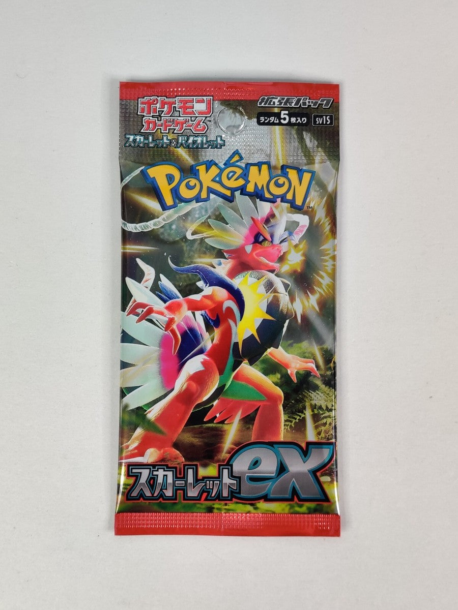 Pokemon Scarlet ex sv1S - Booster Pack - Japanese Pokemon TCG