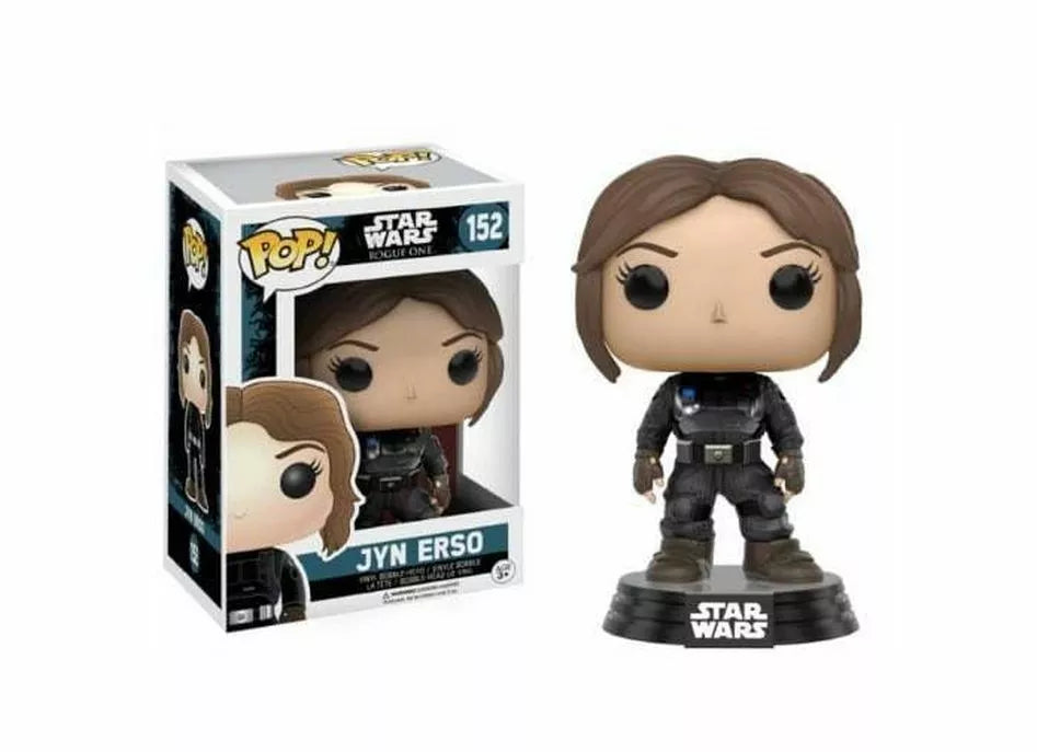 Star Wars Jyn Erso Vinyl Bobble Head [Hands by Side] - Funko Pop! - Pop Culture Larrikin 